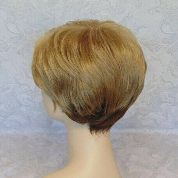 New Stylish Short Dark Blonde Pixie Wig main image 7